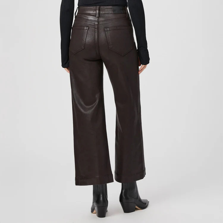 Paige Anessa Wide Leg Jeans - Luxecoat Brown