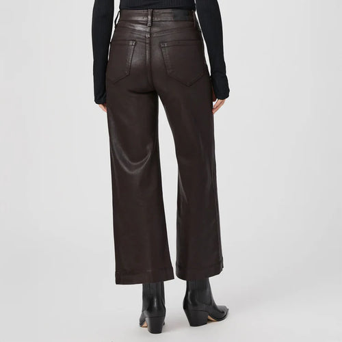 Paige Anessa Wide Leg Jeans - Luxecoat Brown