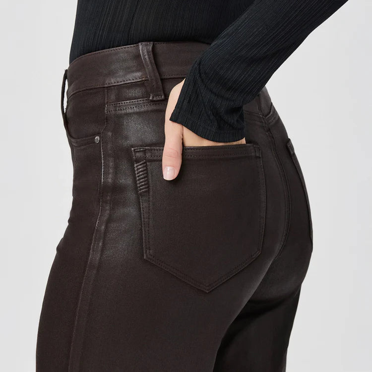 Paige Anessa Wide Leg Jeans - Luxecoat Brown