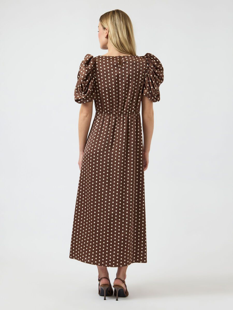 YAS Pella Midi Dress - Pinecone