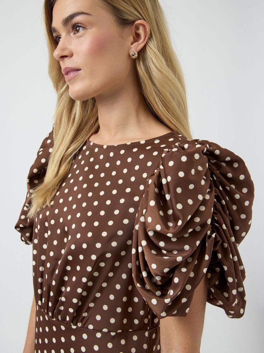 YAS Pella Midi Dress - Pinecone