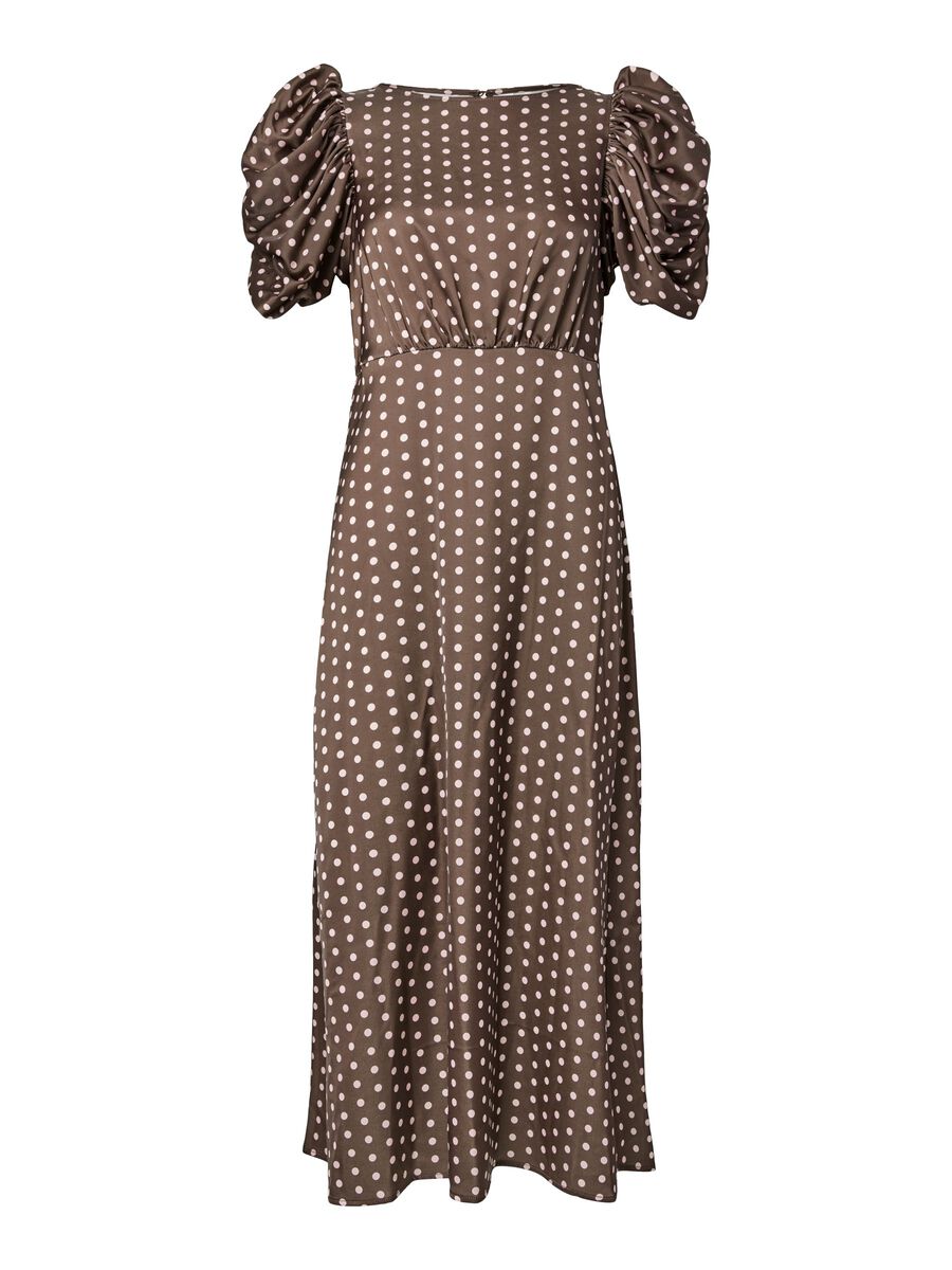 YAS Pella Midi Dress - Pinecone