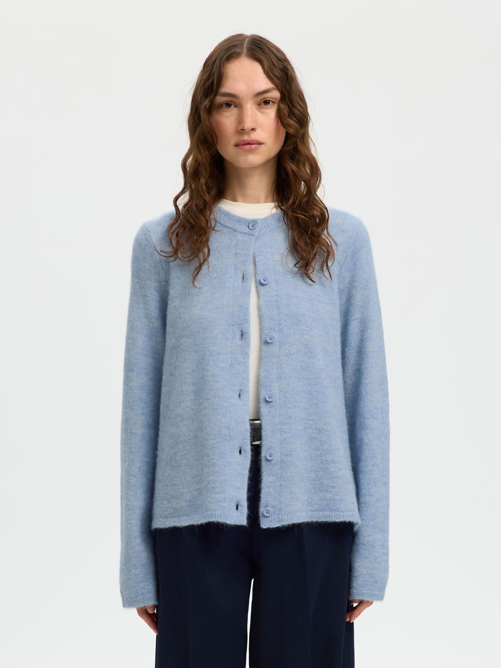 Selected Femme Lulu Cardigan - Cashmere Blue