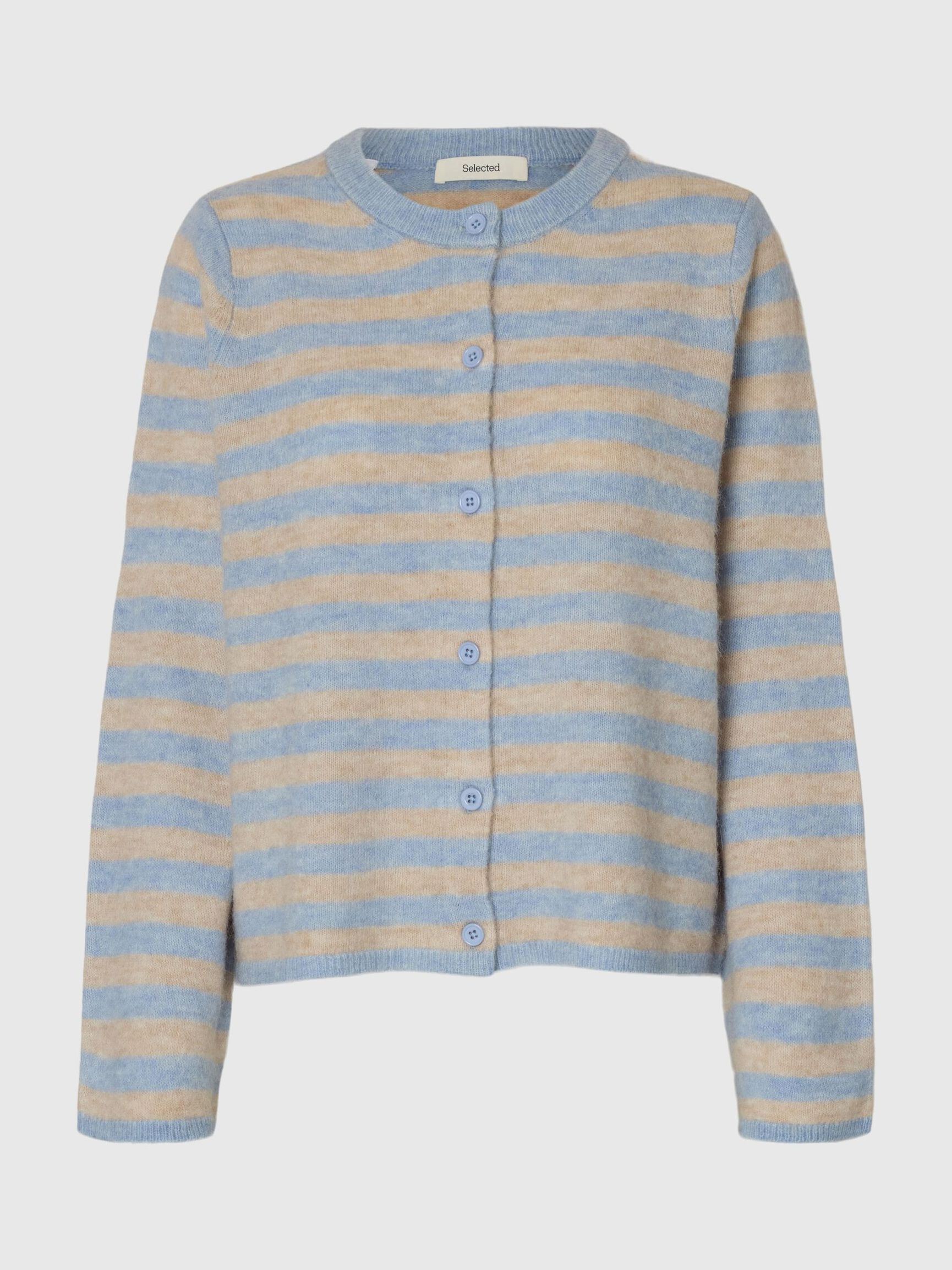 Selected Femme Lulu Cardigan - Cashmere Blue Stripe