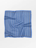 Becksondergaard Scallopia Striped Cotta Scarf - Azure Blue