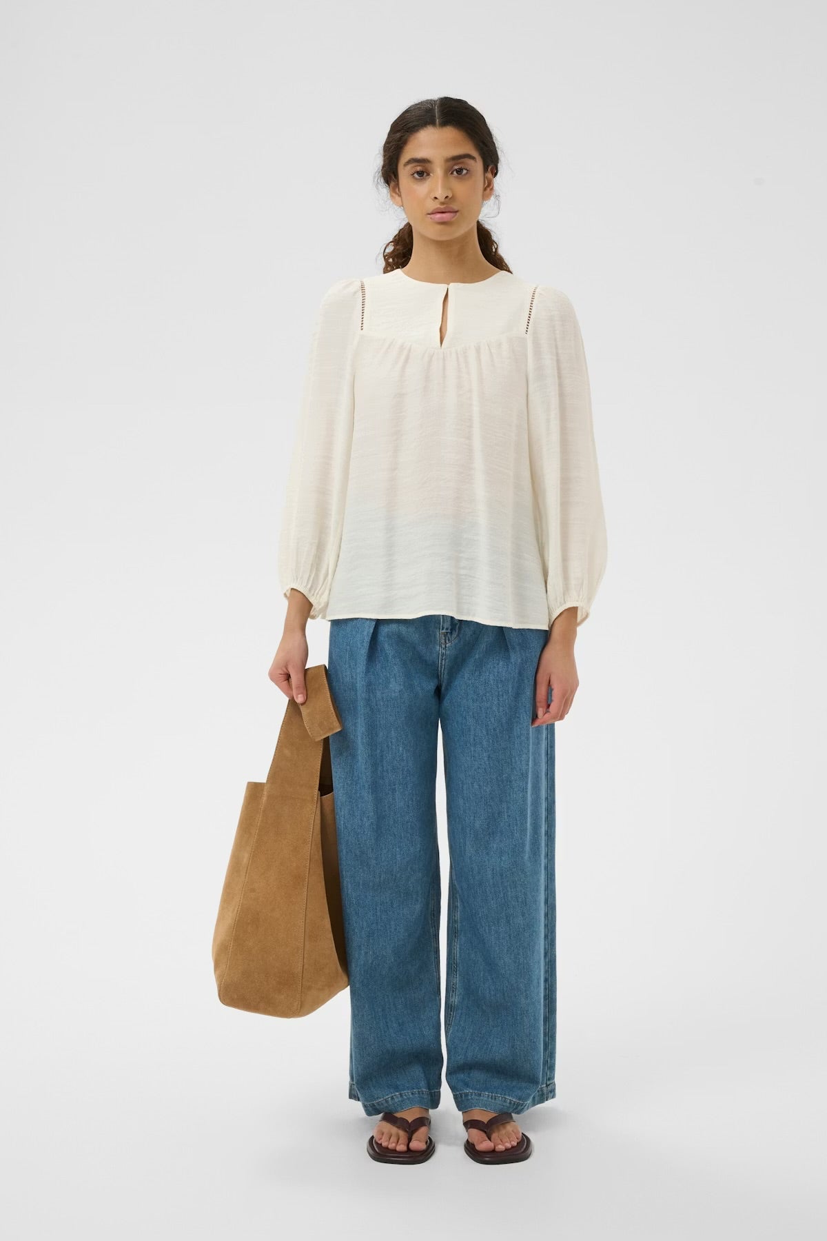 In Wear Linnis Blouse - Whisper White