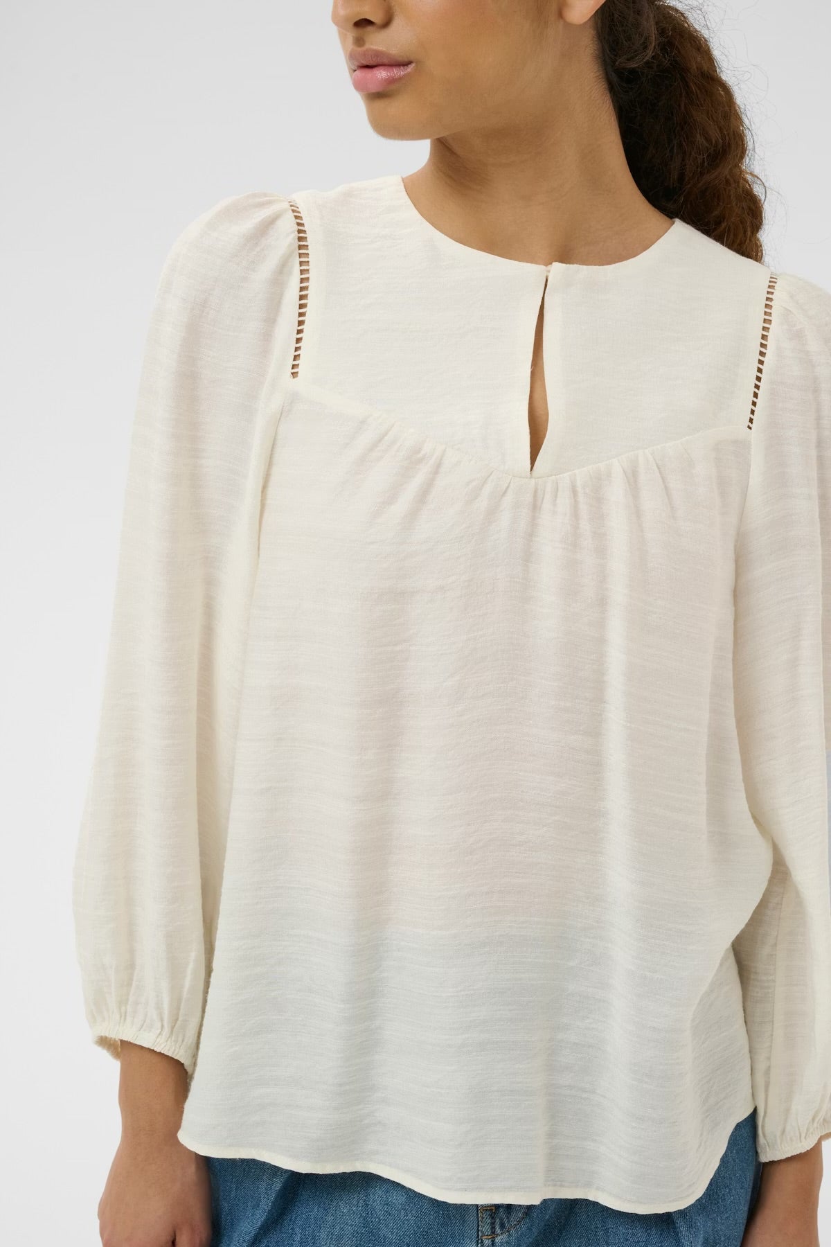 In Wear Linnis Blouse - Whisper White