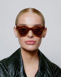 A. Kjærbede Nancy Sunglasses - Demi Brown
