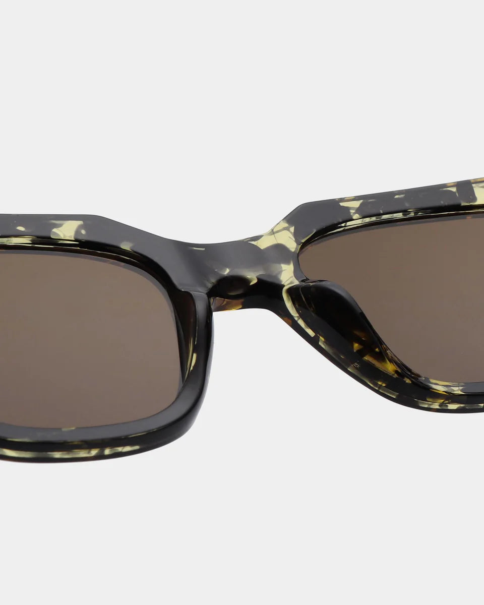 A. Kjærbede Kaws Sunglasses - Black/ Yellow Tortoise