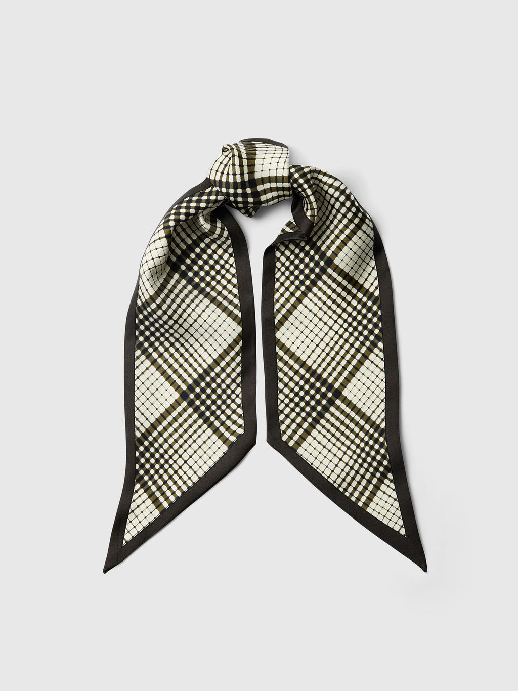 Selected Femme Silk Scarf - Chocolate Chip