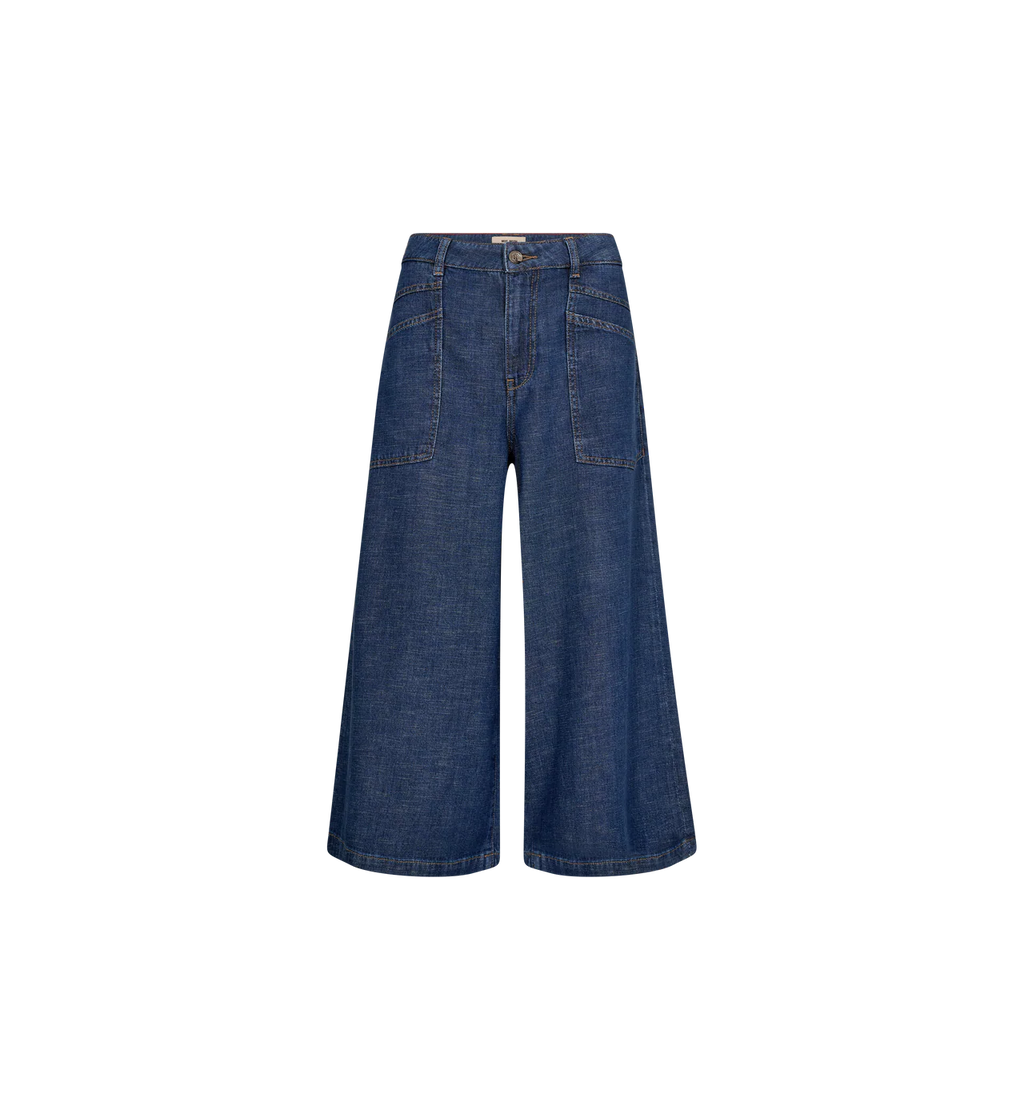 Mos Mosh Culottes Arge Jeans - Dark Blue