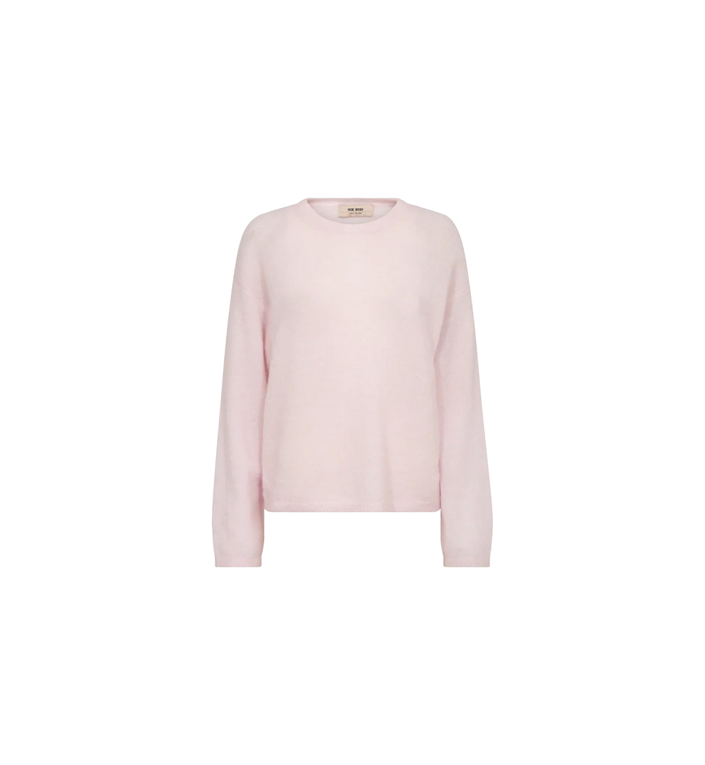 Mos Mosh Mape O-Neck Knit - Ballet Slipper