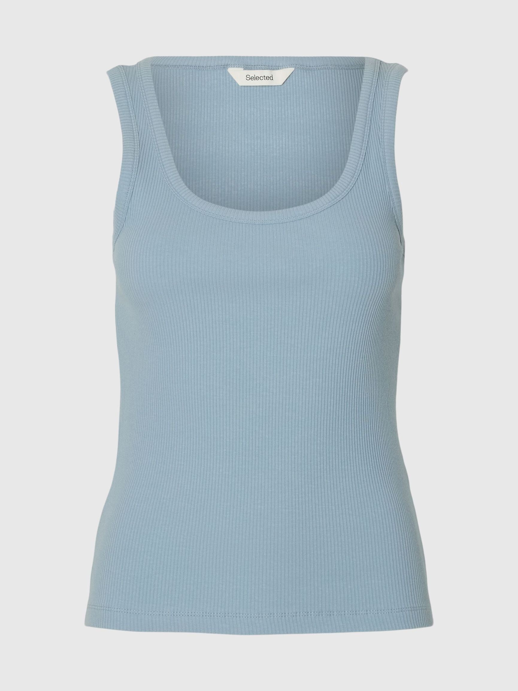 Selected Femme Wanna Tank - Dusty Blue