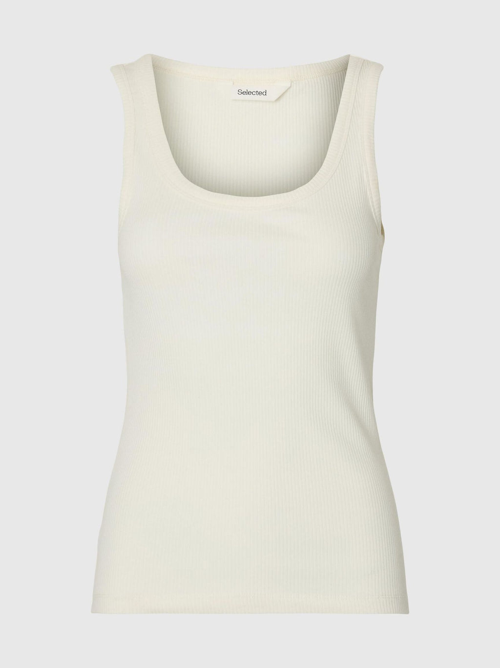 Selected Femme Wanna Tank - Snow White