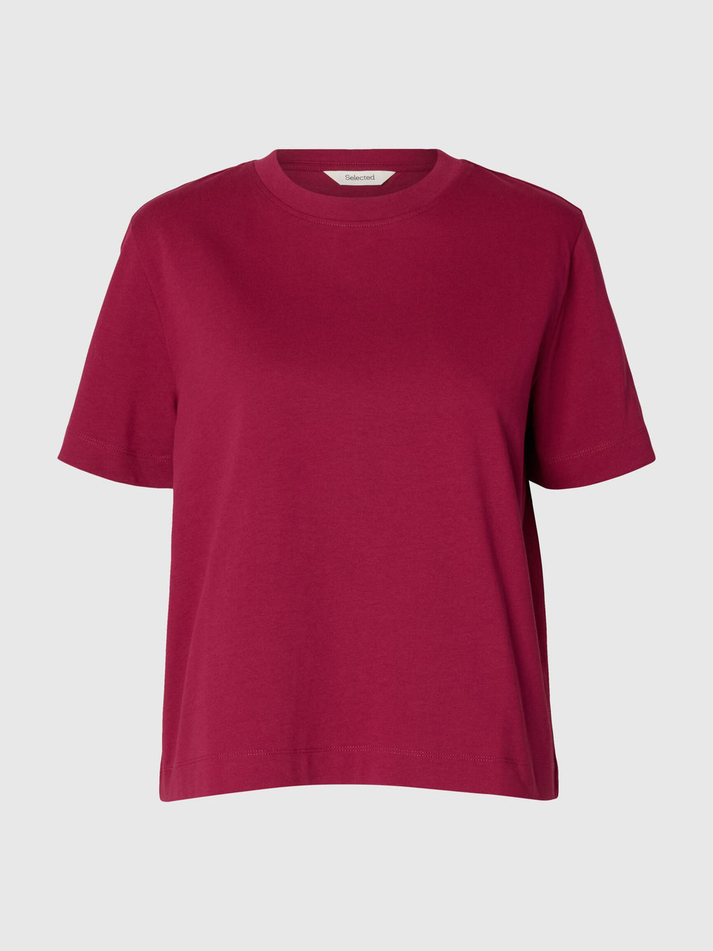 Selected Femme Essential Boxy Tee - Anemone