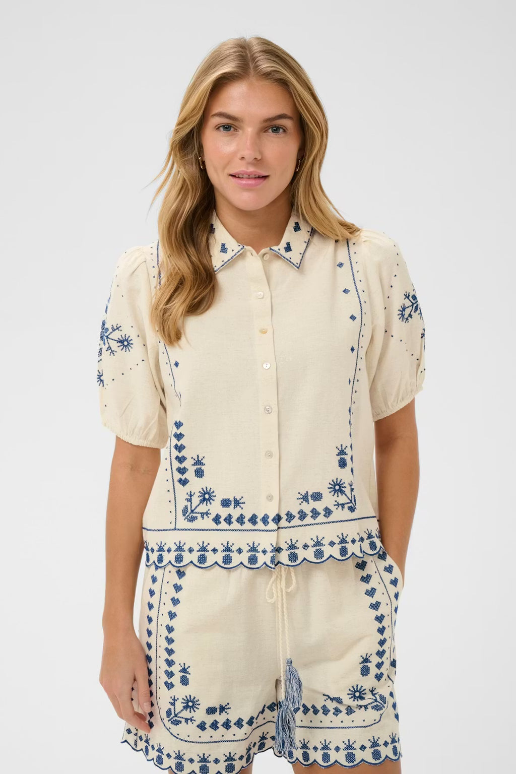 Saint Tropez Romelle Shirt - Ecru