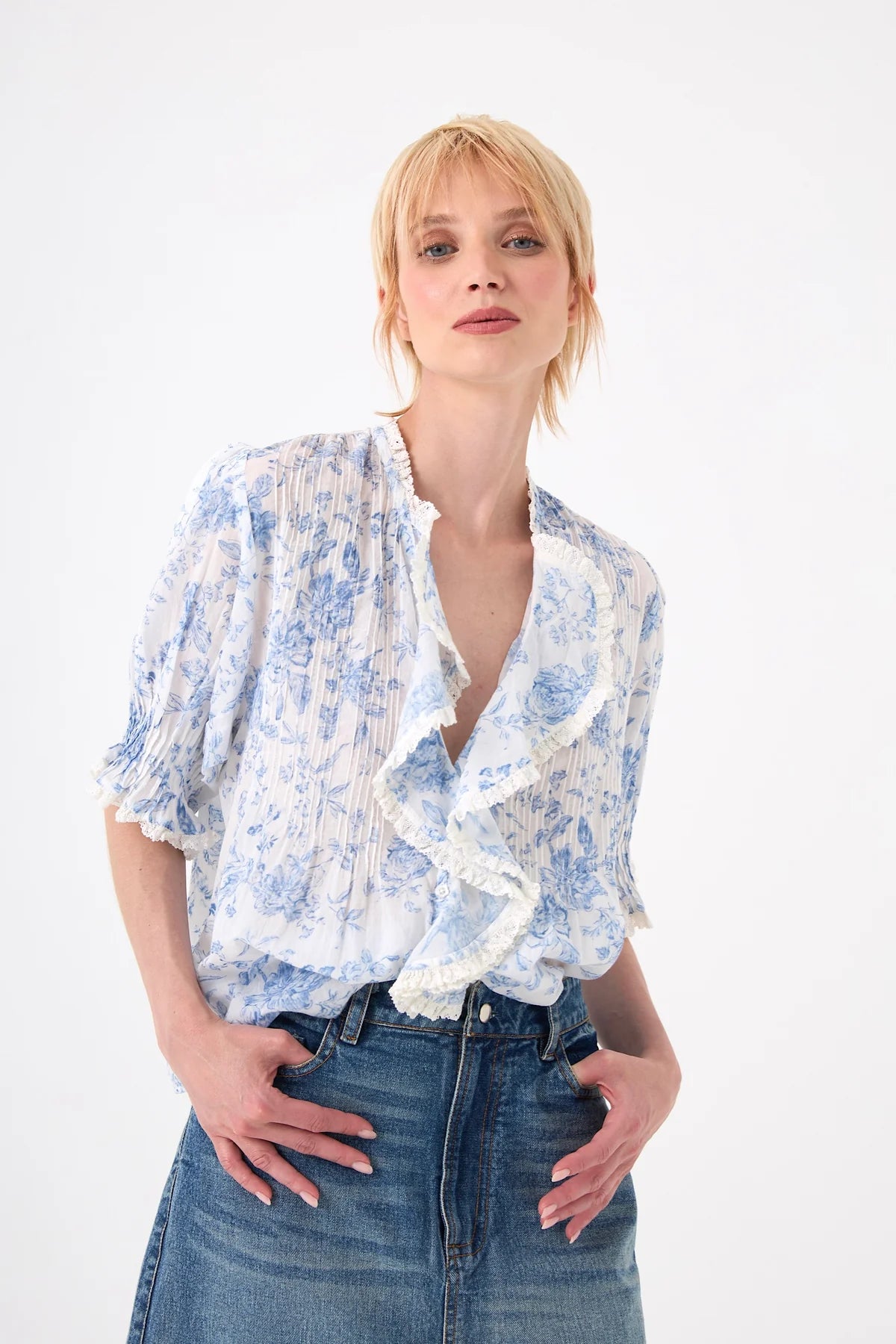 Chico Soleil Miro Blouse - Blue