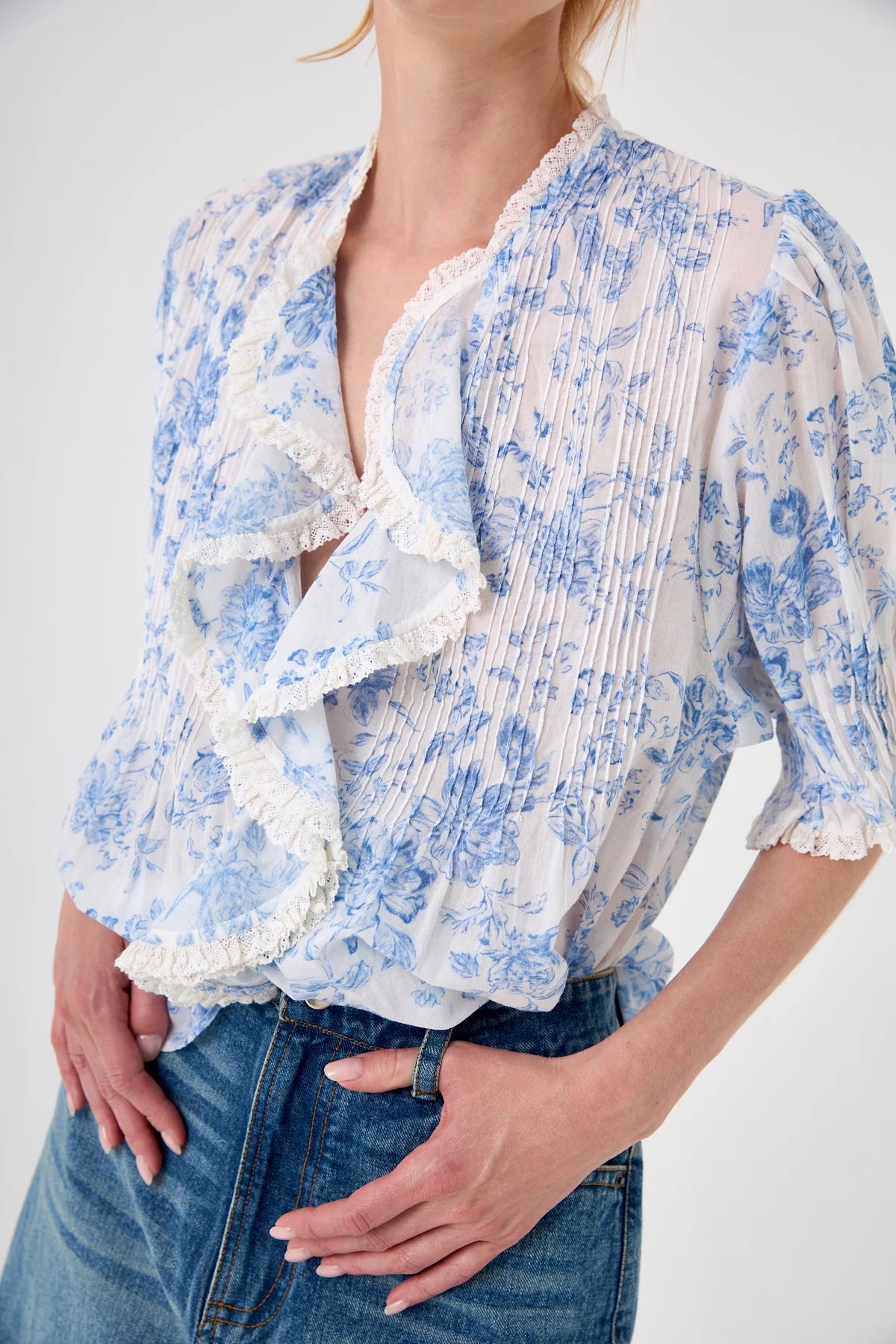 Chico Soleil Miro Blouse - Blue