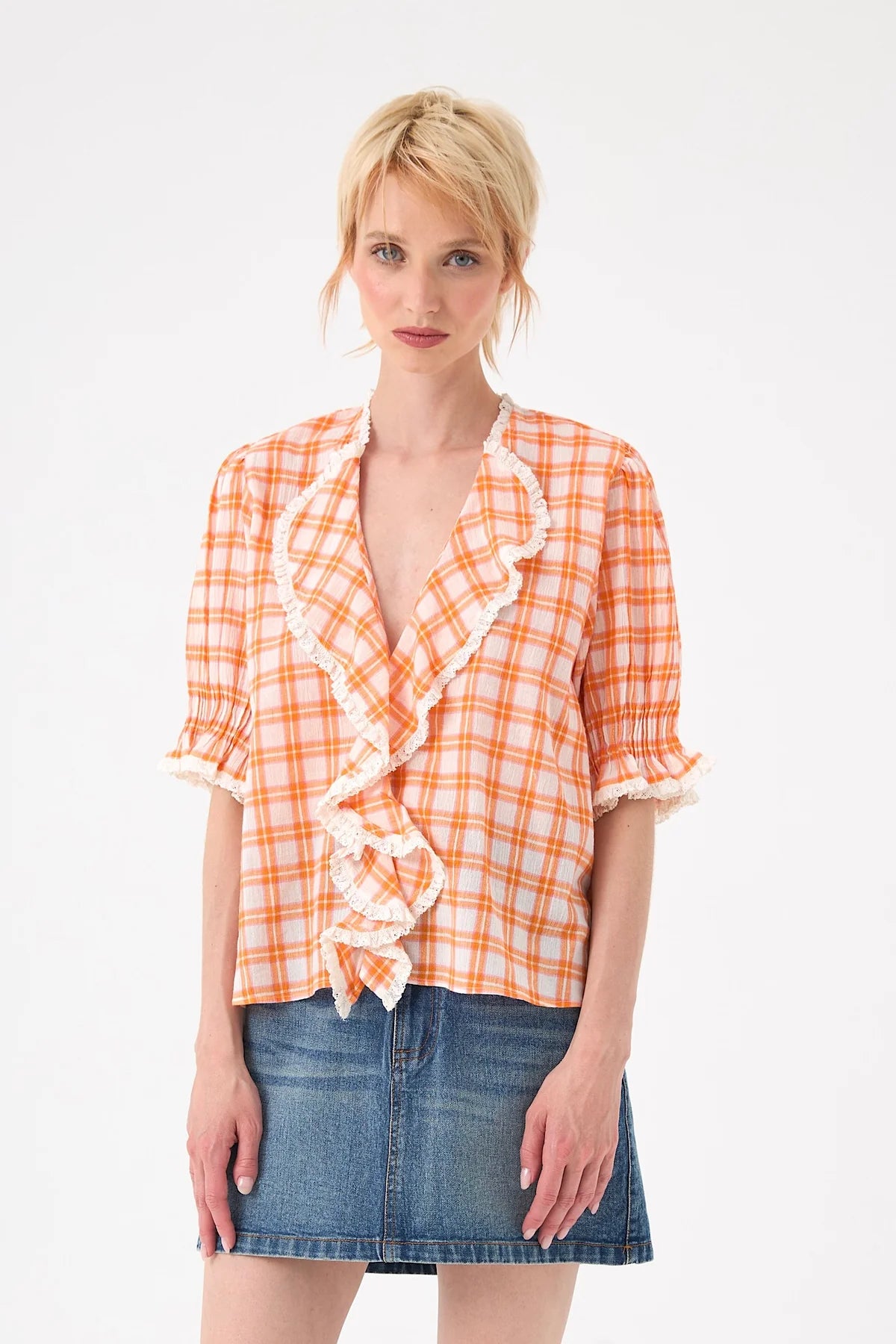 Chico Soleil Miro Blouse - Check