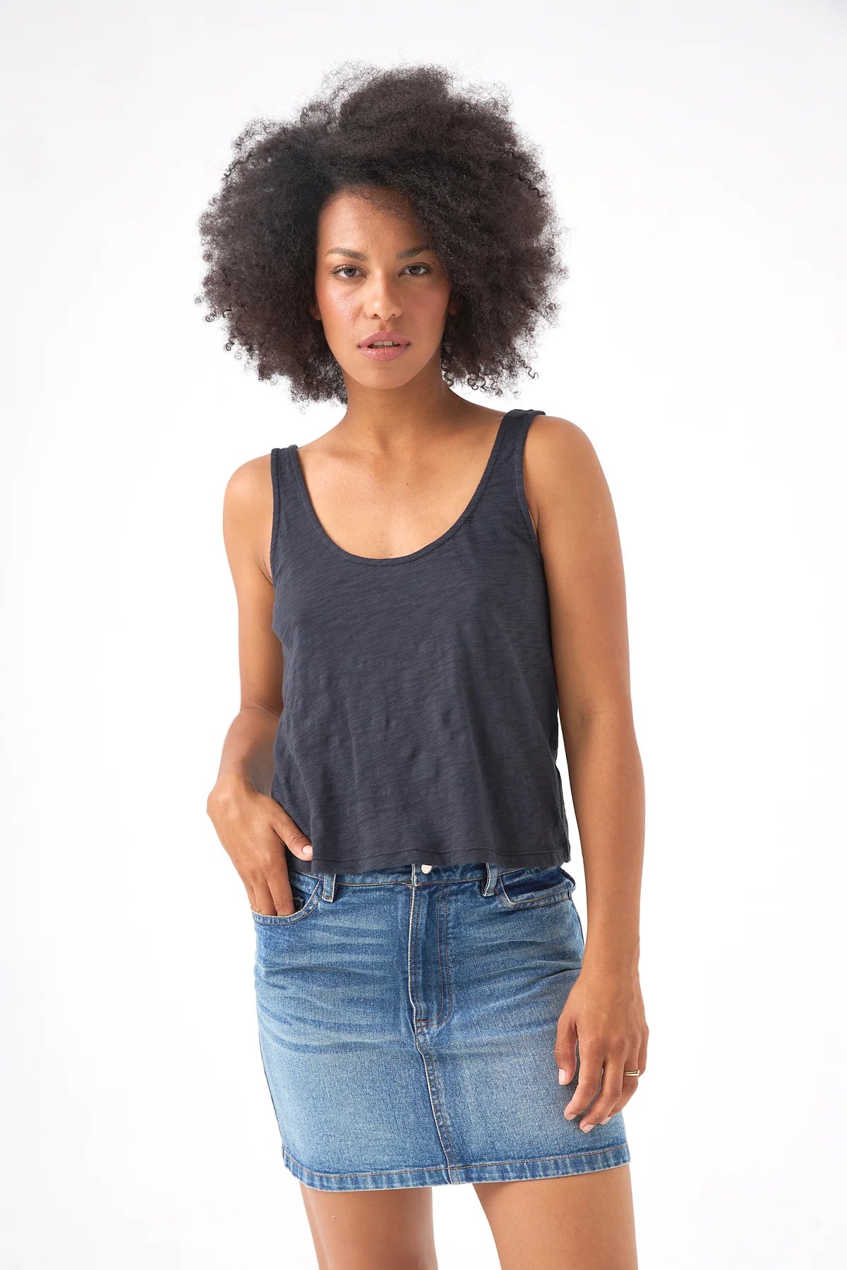 Chico Soleil Dareen Vest - Charcoal