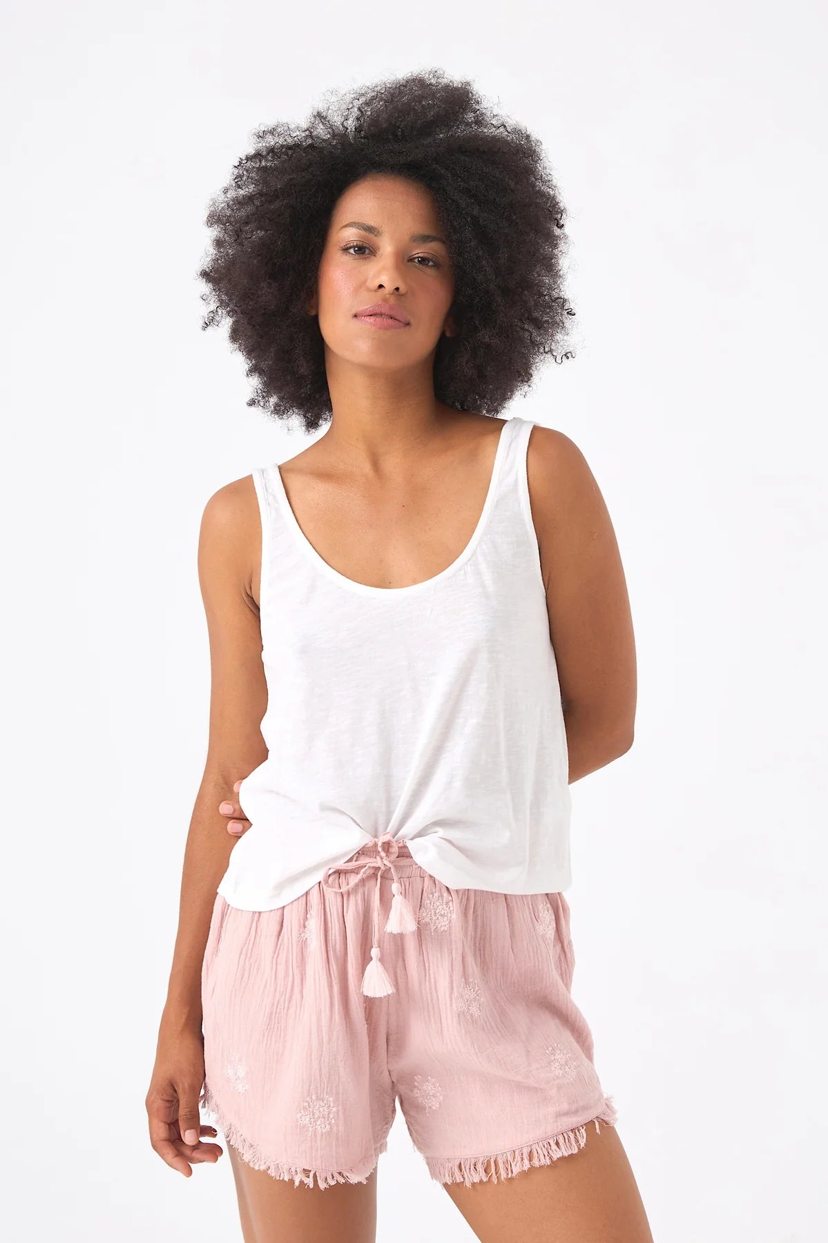 Chico Soleil Dareen Vest - White