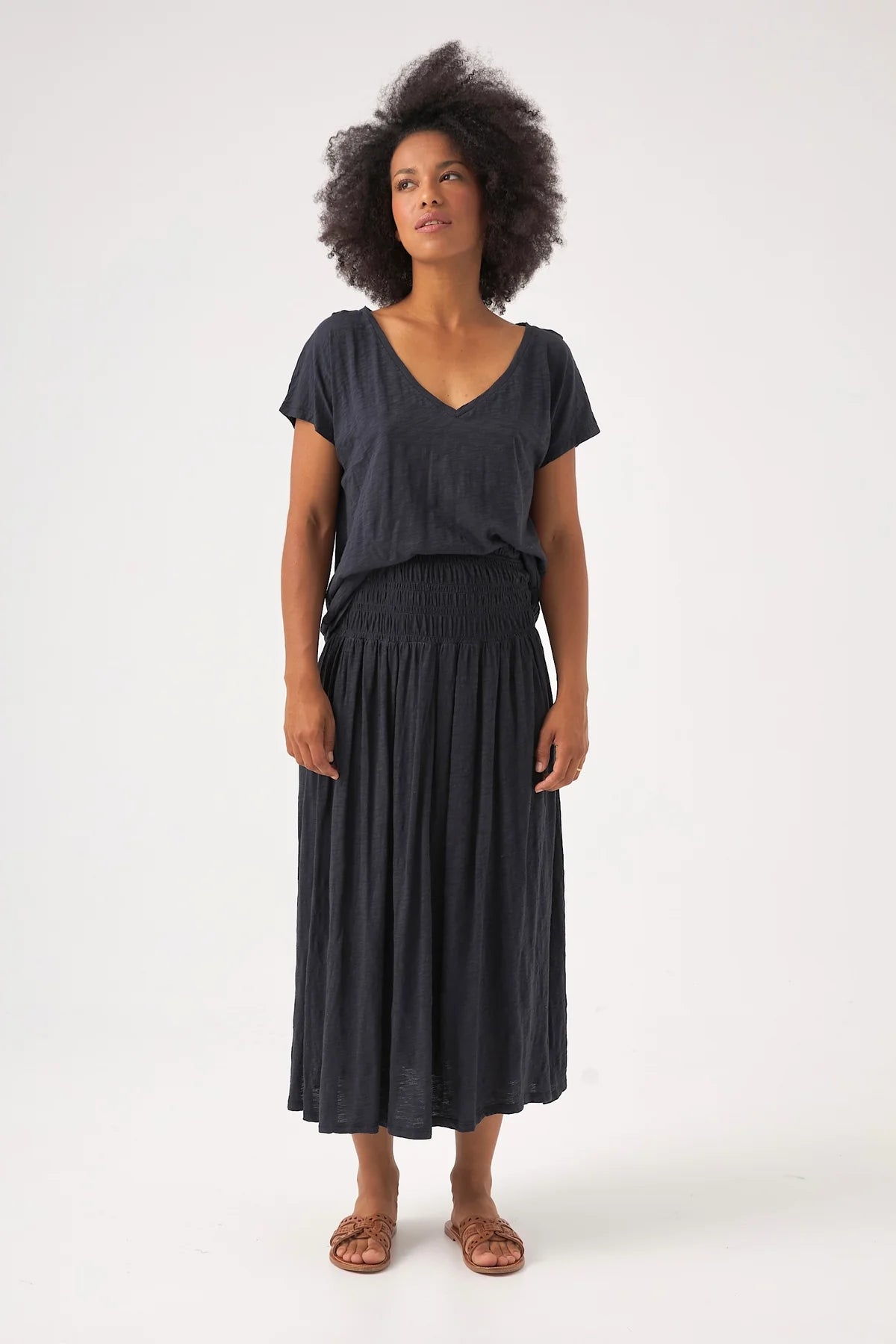 Chico Soleil Wendy Skirt - Charcoal