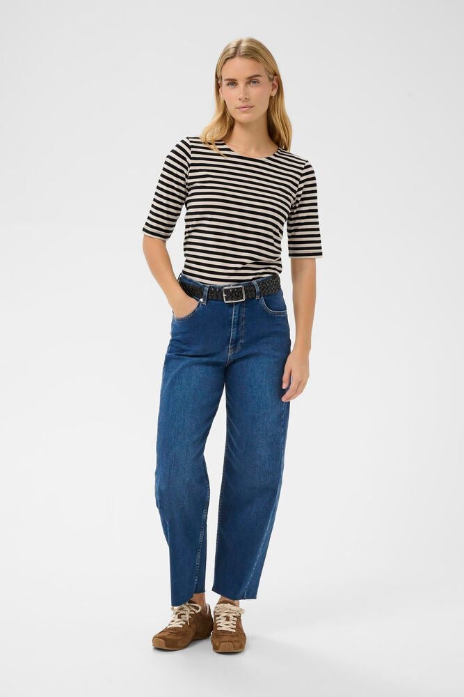 Part Two Nemi Tee - Black Stripe