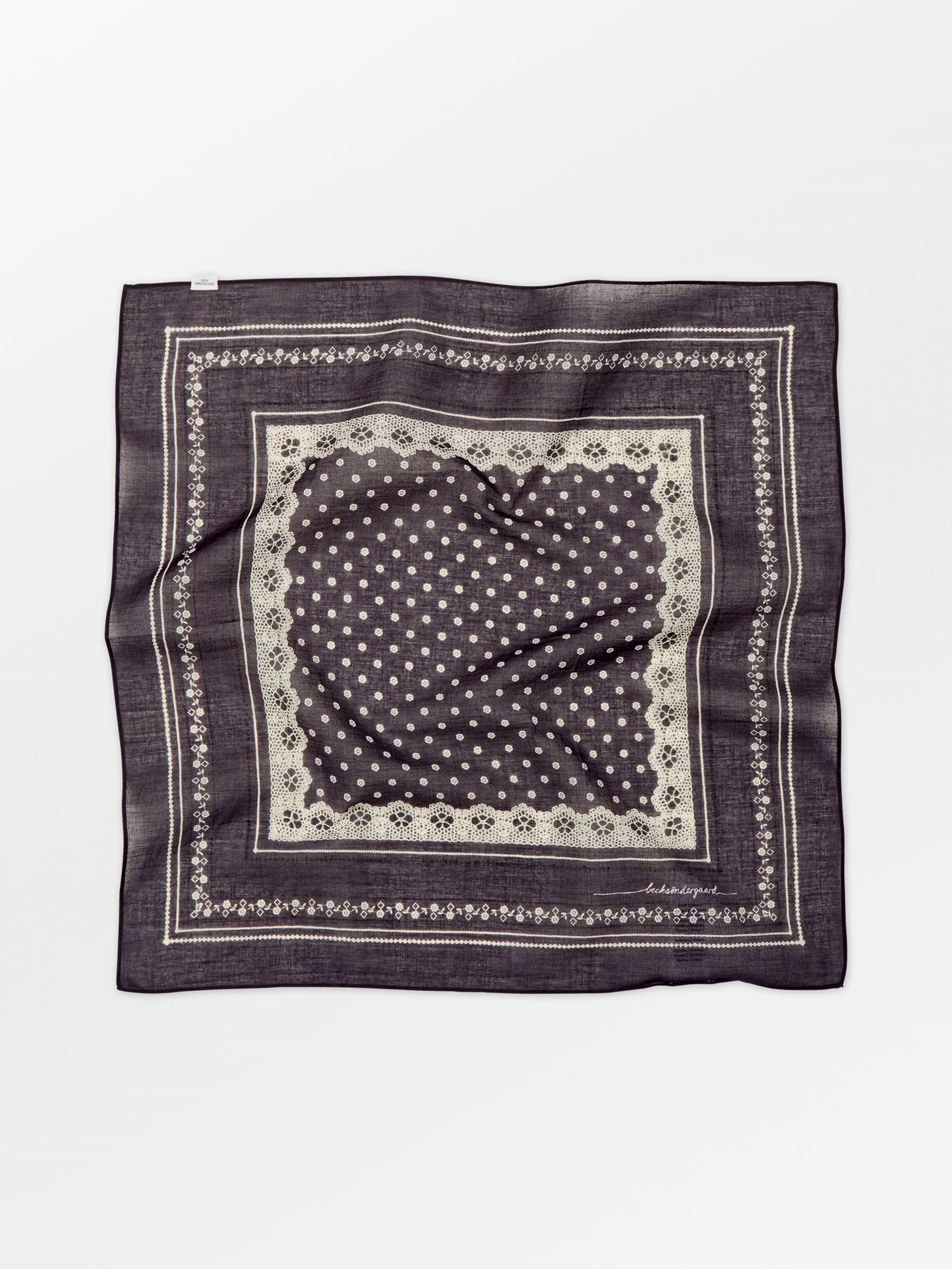 Becksondergaard Lacia Cotta Scarf - Forged Iron Grey