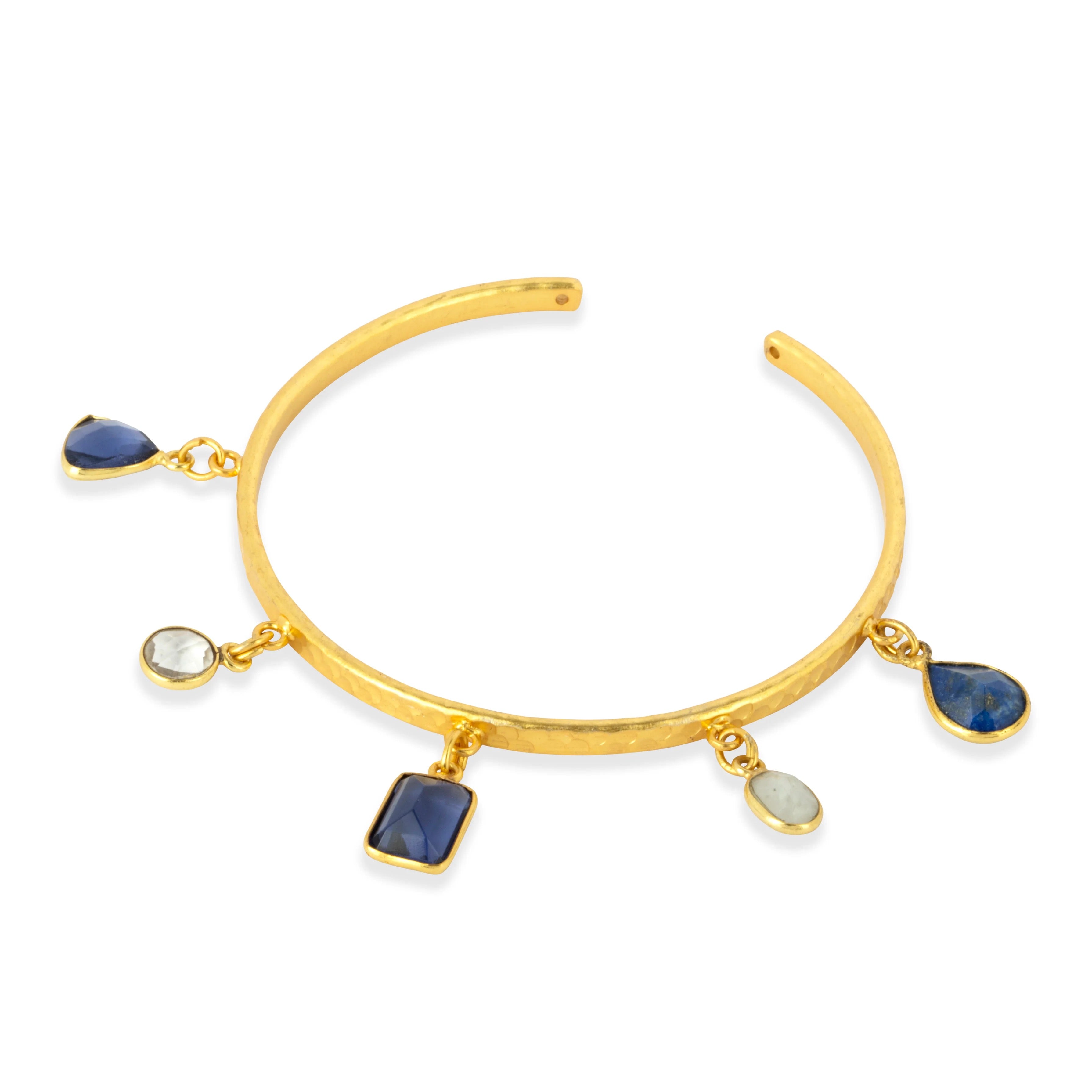 Ashiana Aubrey Bangle Navy