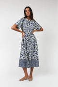 Lollys Laundry Blake Midi Dress - Blue