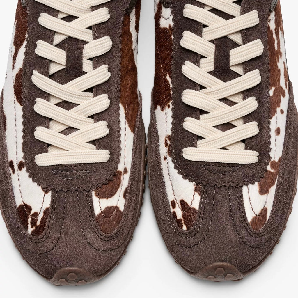 Hoff Bridge Trainers - Brown with Animal Print