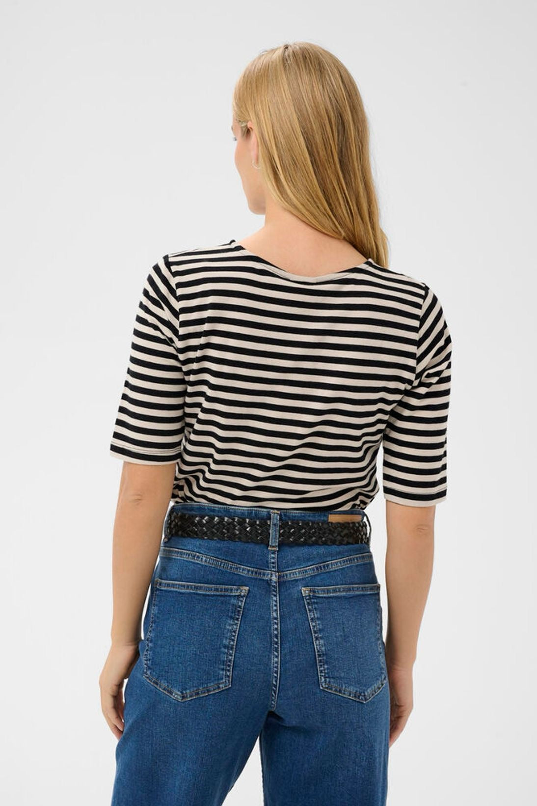 Part Two Nemi Tee - Black Stripe