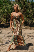 Jaase Cacao Mist Print Banbi Maxi - Brown
