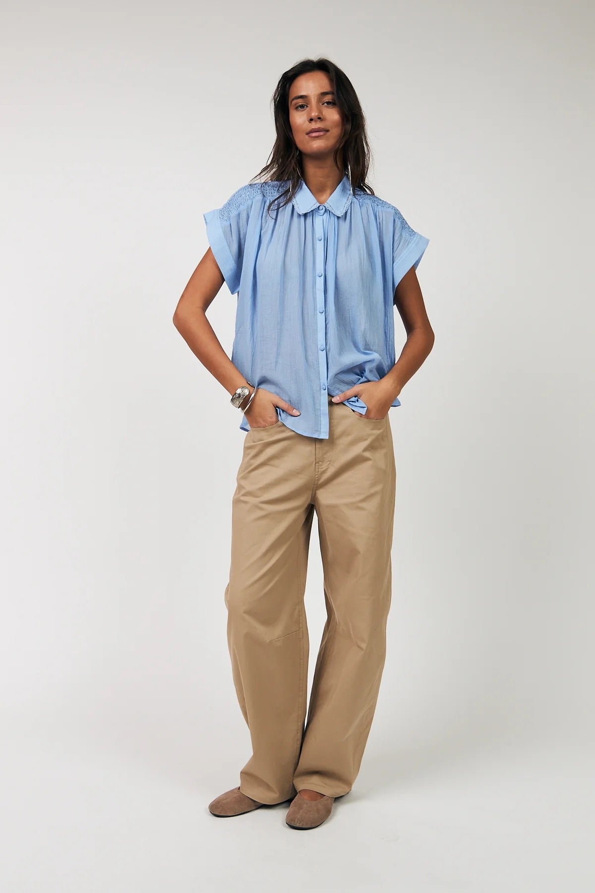 Lollys Laundry Badal Shirt - Blue