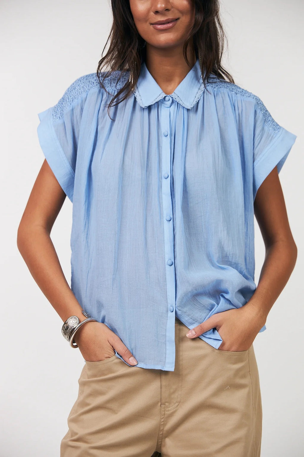 Lollys Laundry Badal Shirt - Blue