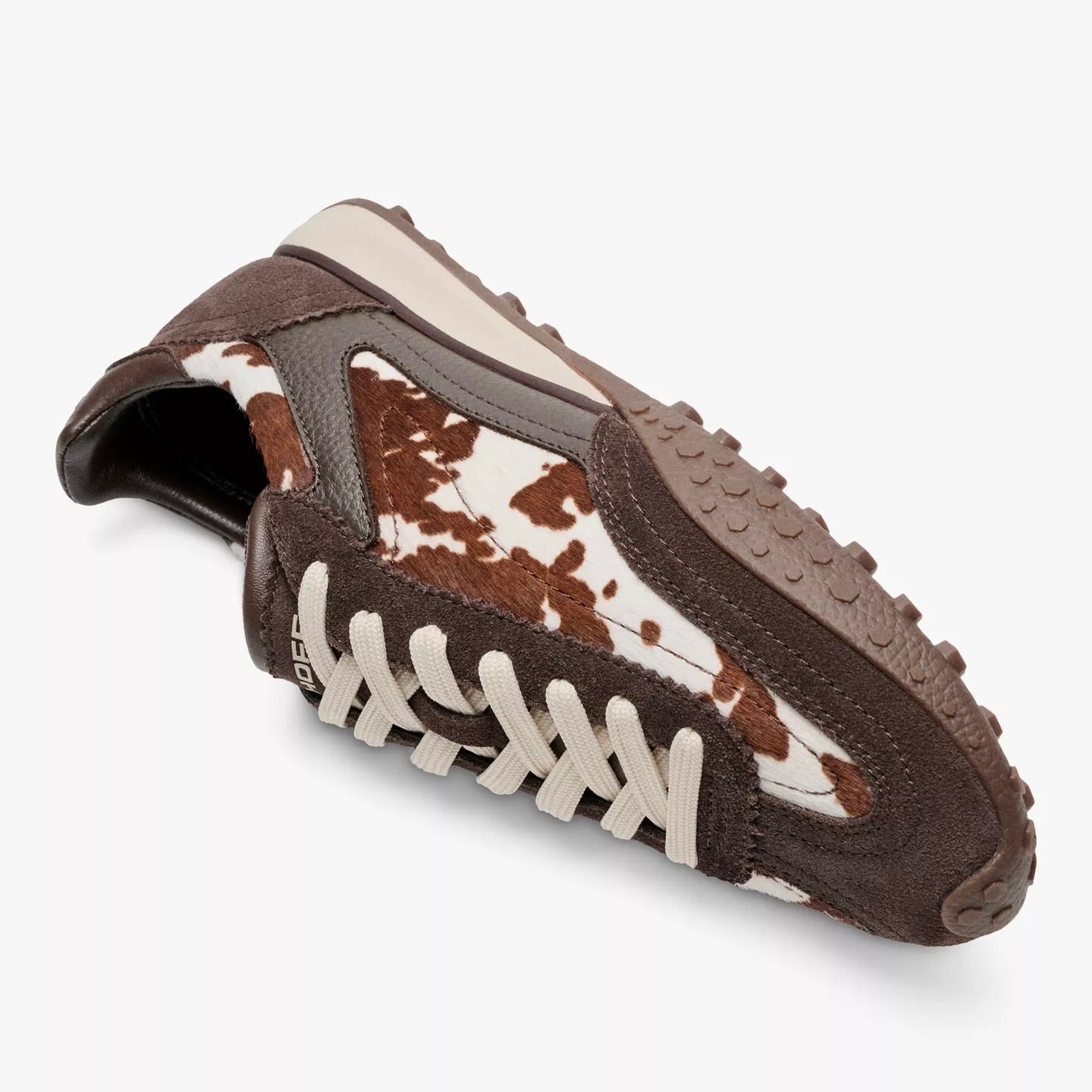 Hoff Bridge Trainers - Brown with Animal Print