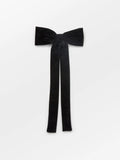 Becksondergaard Velvet Bow Hair Clip - Black