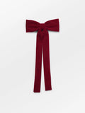 Becksondergaard Velvet Bow Hair Clip - Red