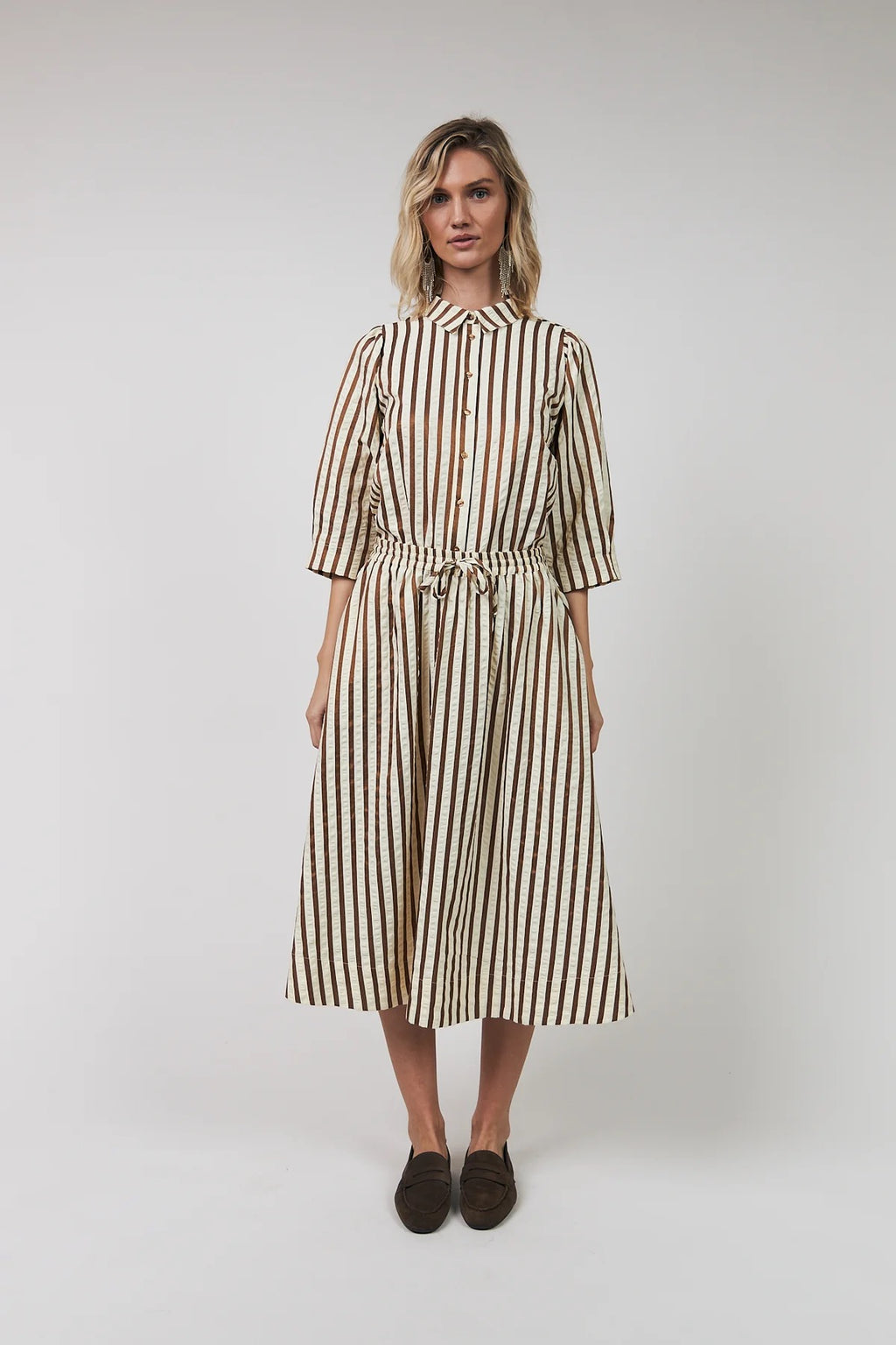 Lollys Laundry Bono Shirt - Dark Mocha