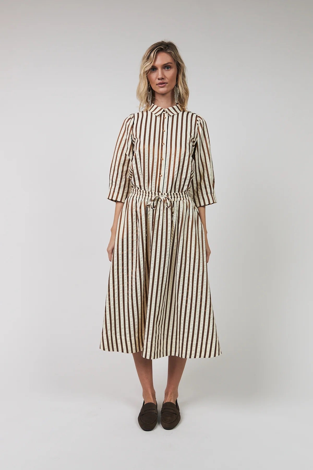 Lollys Laundry Bono Shirt - Dark Mocha