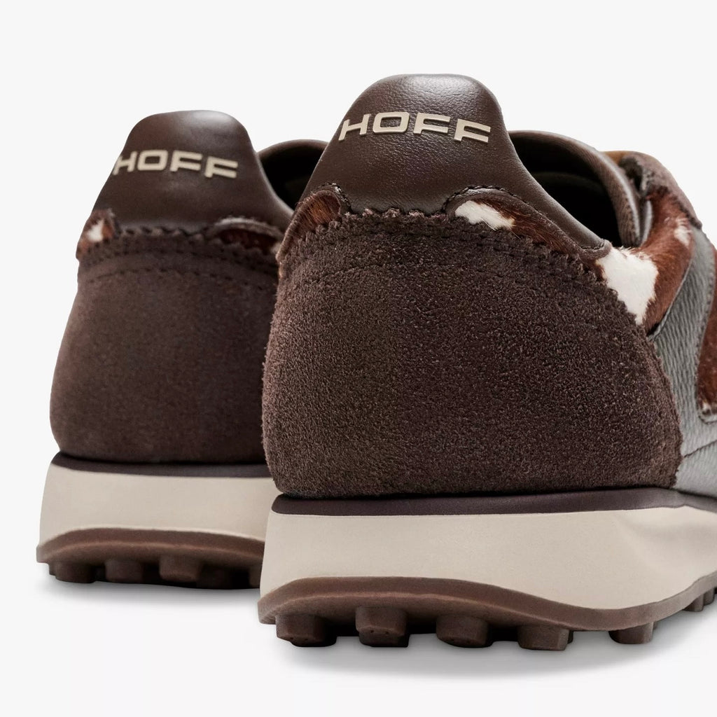 Hoff Bridge Trainers - Brown with Animal Print