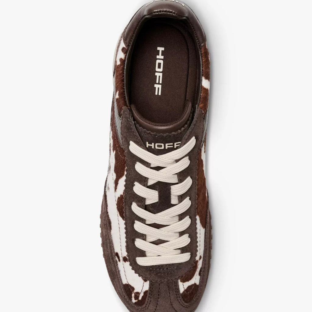 Hoff Bridge Trainers - Brown with Animal Print