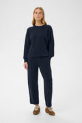 Part Two Zena Trouser - Dark Navy