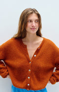 American Vintage Vitow Cardigan - Melange Copper