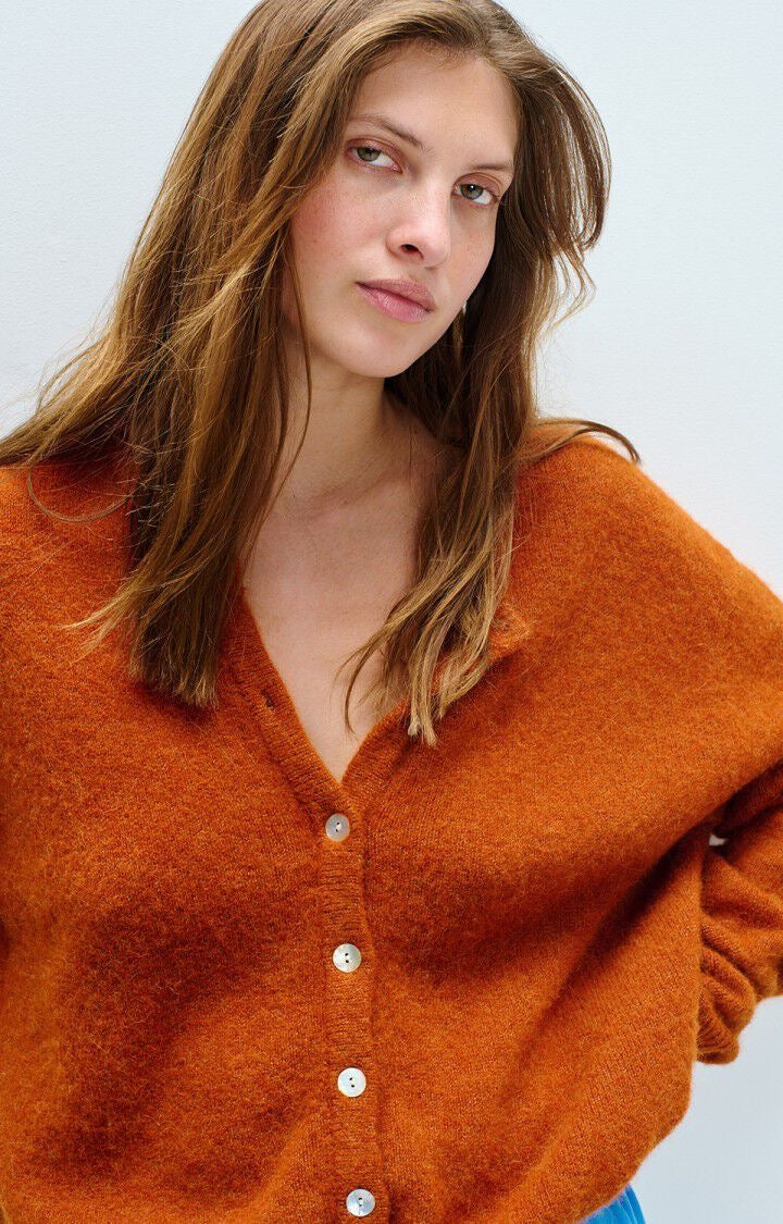 American Vintage Vitow Cardigan - Melange Copper