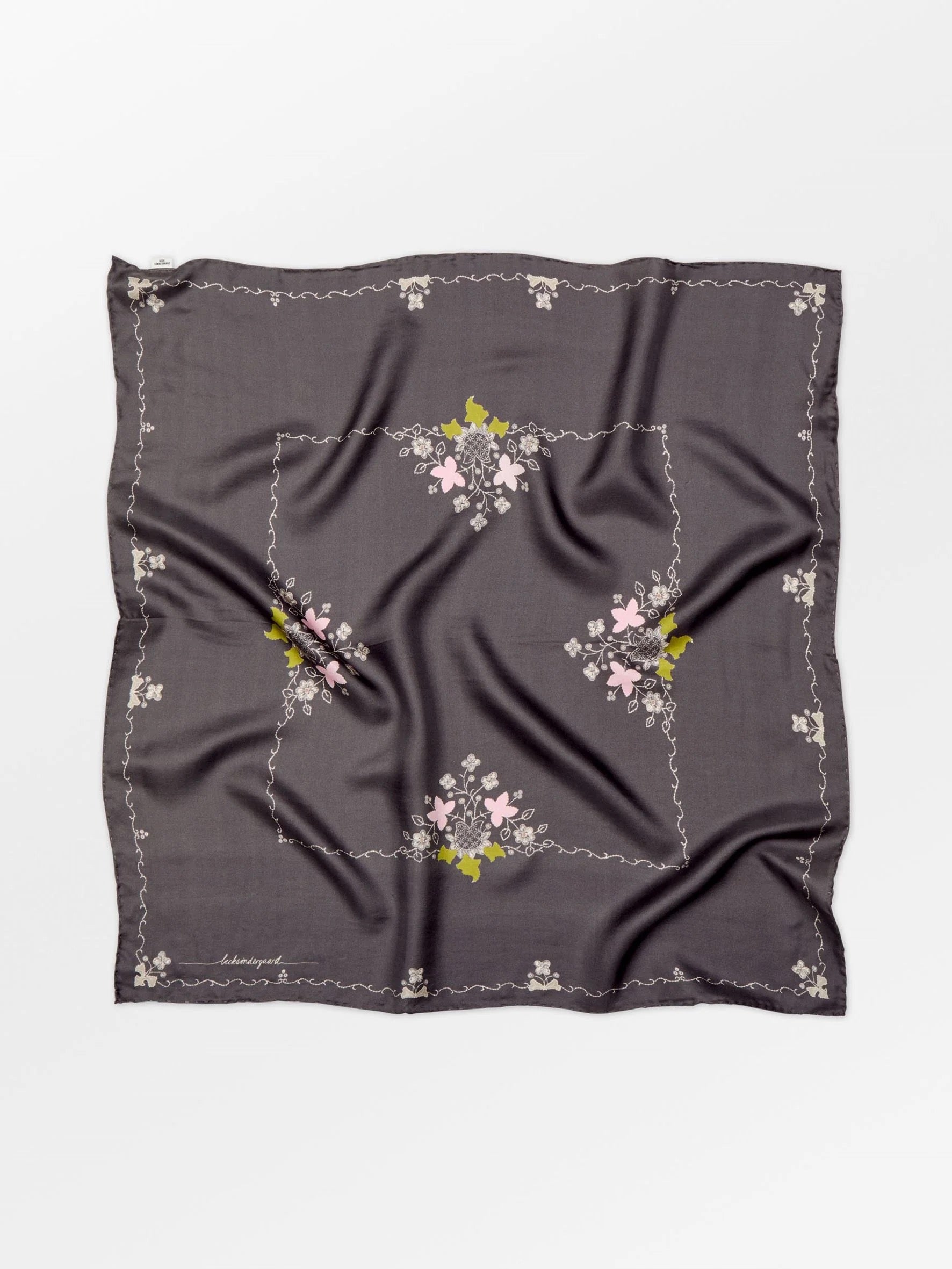 Becksondergaard Brodaria Sia Scarf - Forged Iron Grey