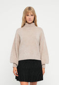 YAS Listra Glitter Pullover - Birch