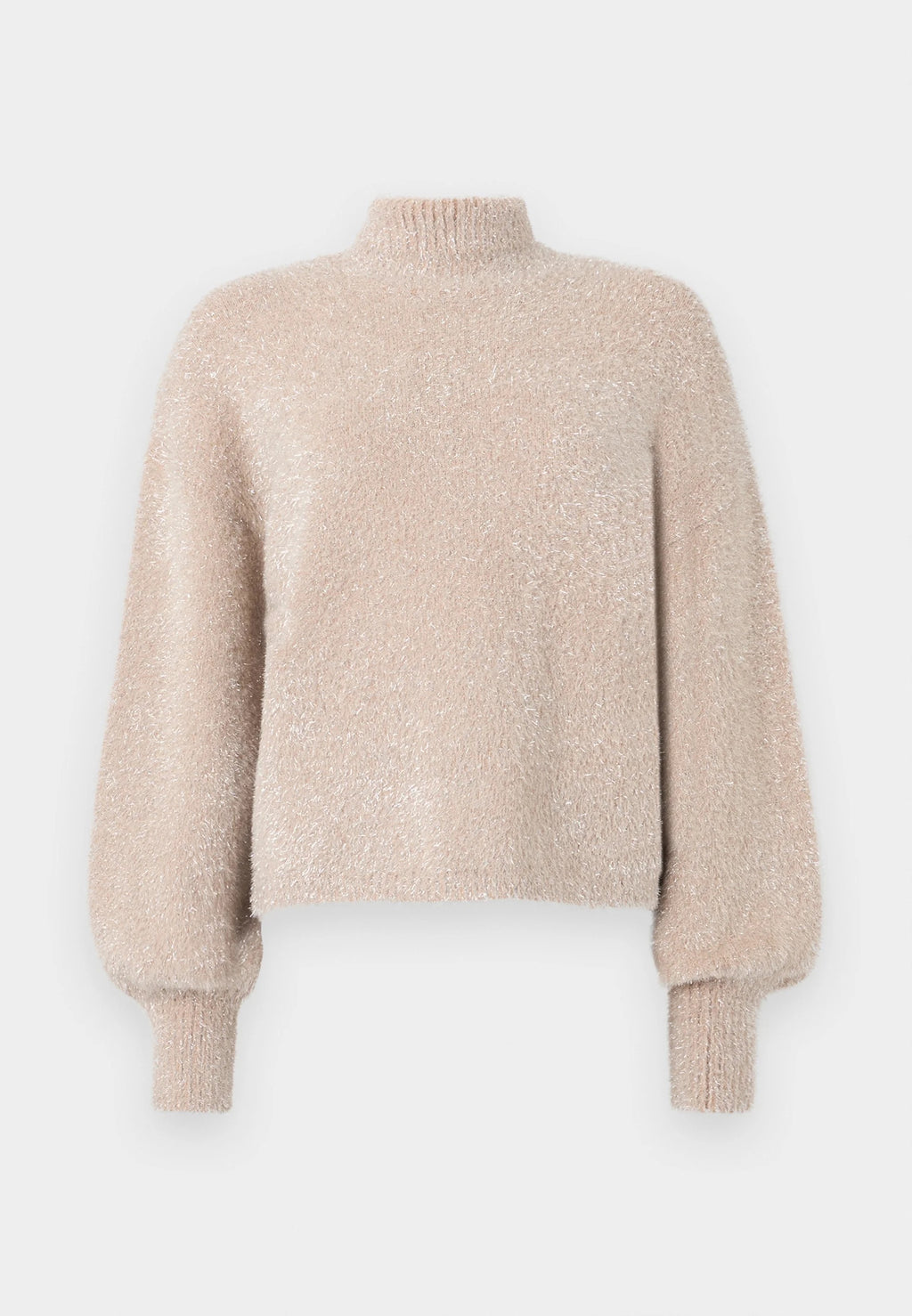 YAS Listra Glitter Pullover - Birch