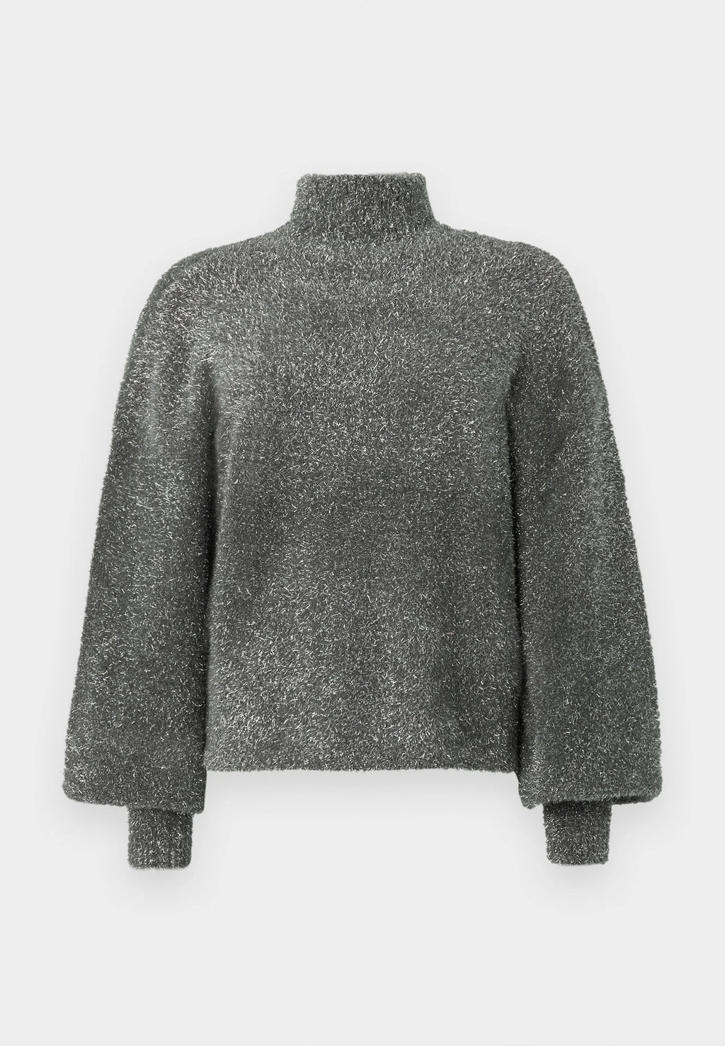 YAS Listra Glitter Pullover - Magnet