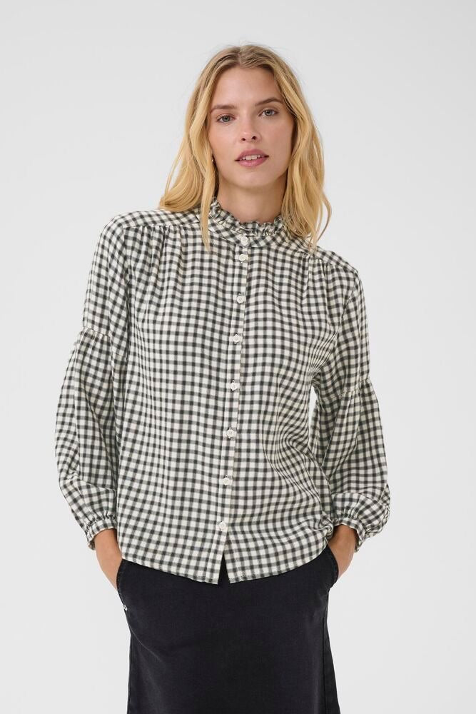 Part Two Samilla Shirt - Navy Check